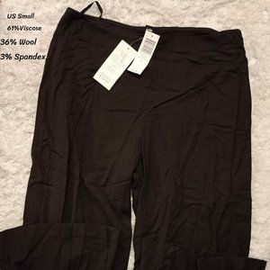 Eileen Fisher Black Wool Pants